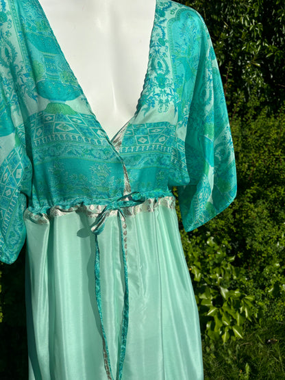 Turquoise Goddess Dress