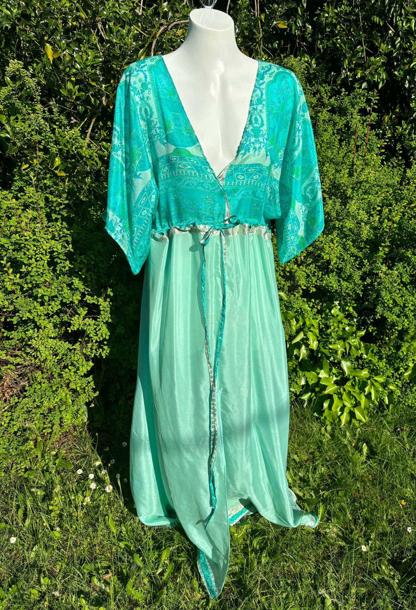 Turquoise Goddess Dress