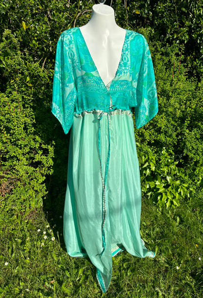 Turquoise Goddess Dress