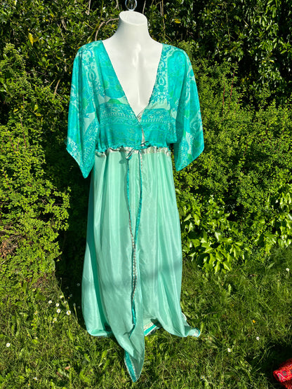 Turquoise Goddess Dress