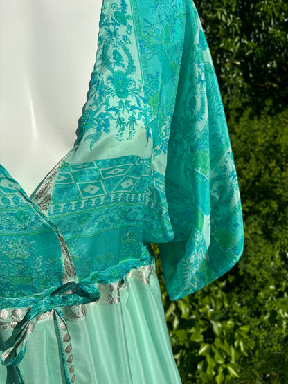 Turquoise Goddess Dress