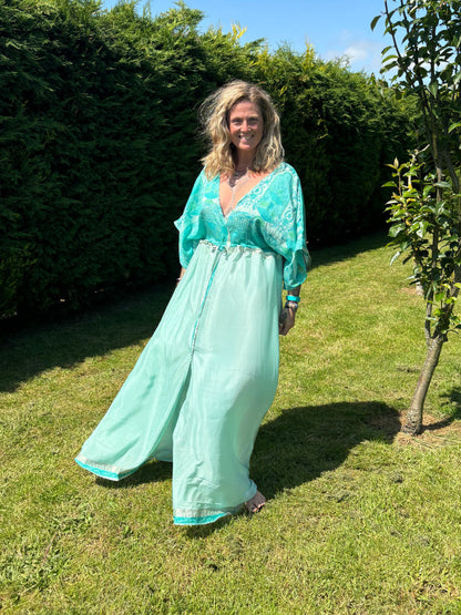 Turquoise Goddess Dress