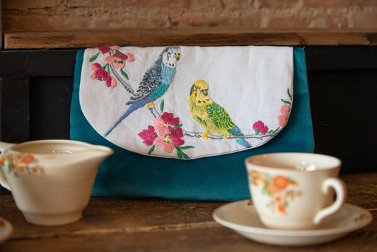 Bird Napkin Clutch